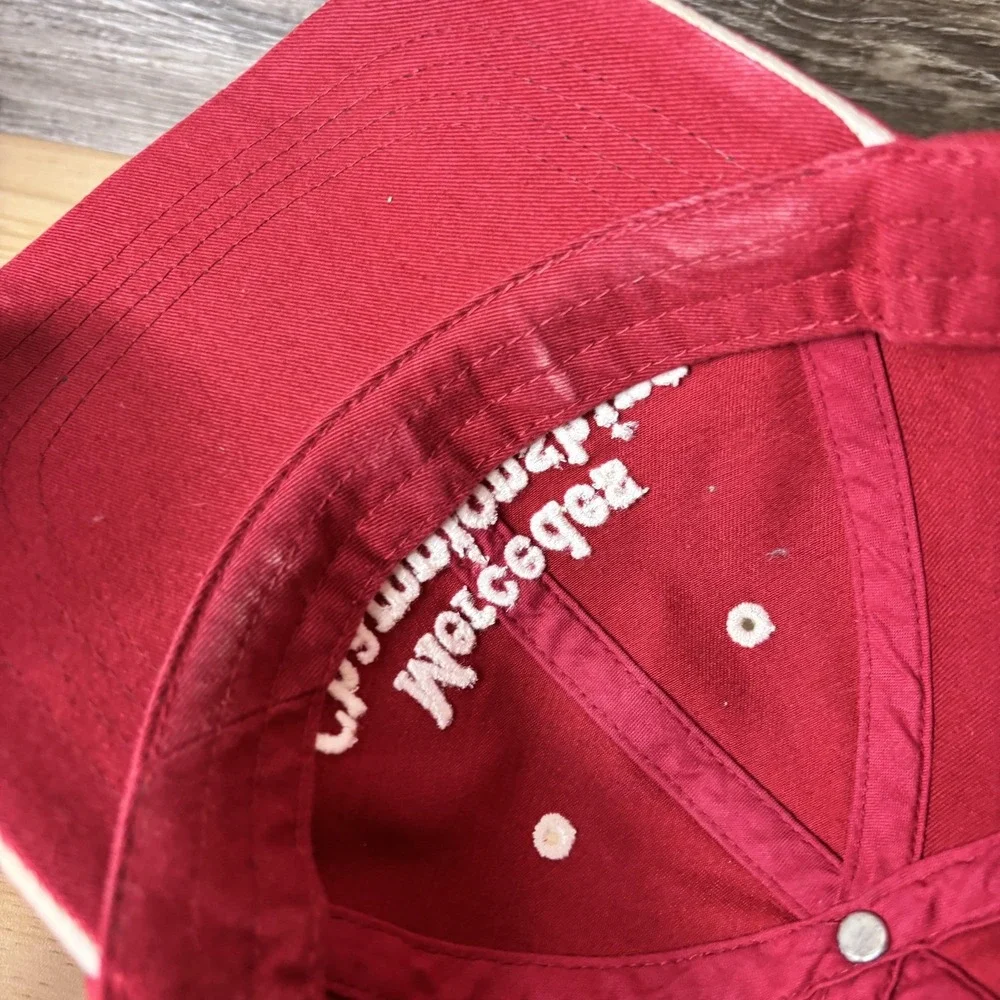 Callaway Hat Cap Strap Back Womens Red Mercedes Championships Embroidered Golf